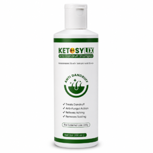 KETOSYLIX Anti-Dandruff Shampoo Advanced Scalp Care Formula with Ketoconazole 2% + Salicylic Acid 2%